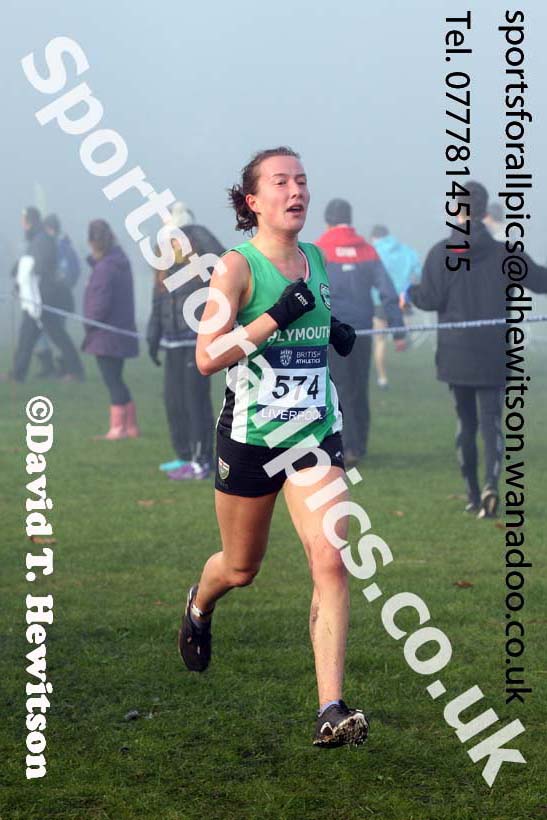 Womens under-17s and Juniors, European Cross Country Trials, Sefton Park, Liverpool. Photo: David T. Hewitson/Sports for All Pics